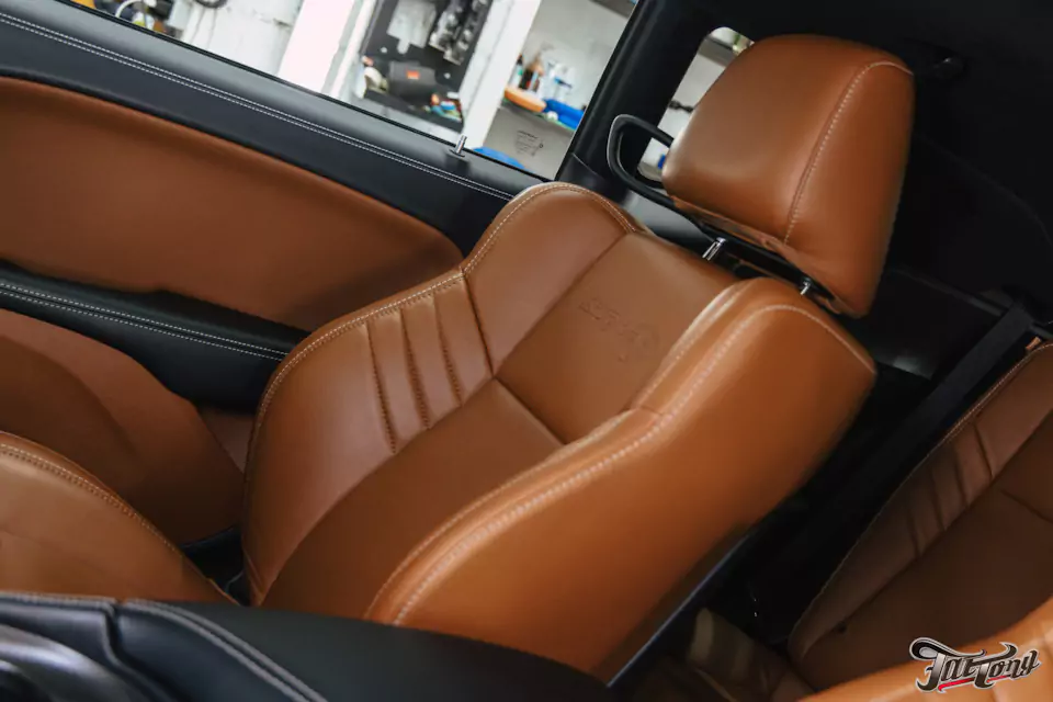 Окрас и оклейка бампера, комплекс детейлинг-услуг для Dodge Challenger SRT Hellcat